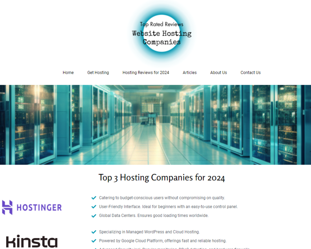 budget website hosting